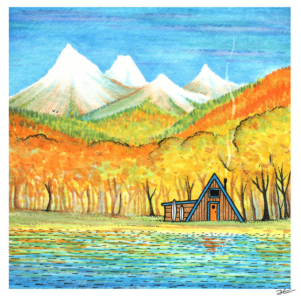 
                  
                    Autumn Cabin - Print/ Framed Print
                  
                