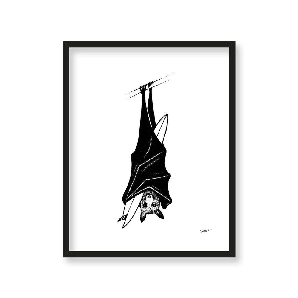 
                  
                    Inktober Bat - Print/ Framed Print
                  
                