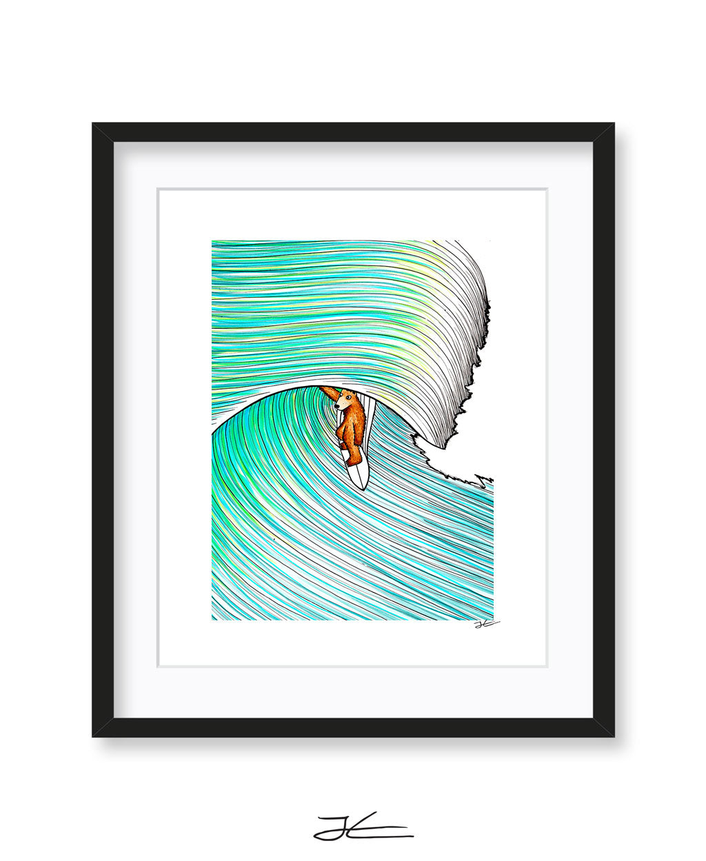 Bear Barrel - Print/ Framed Print