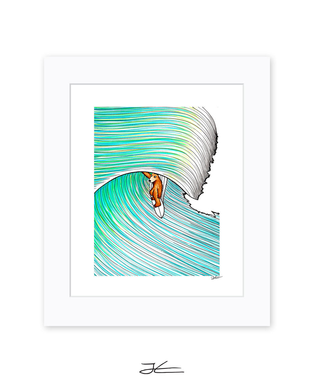 Bear Barrel - Print/ Framed Print