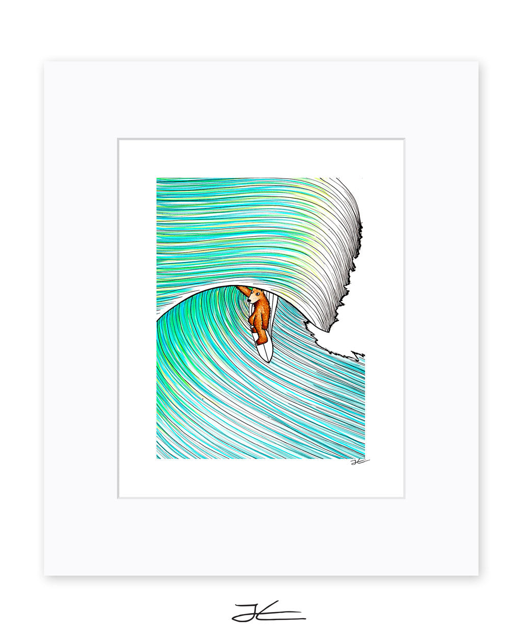 Bear Barrel - Print/ Framed Print