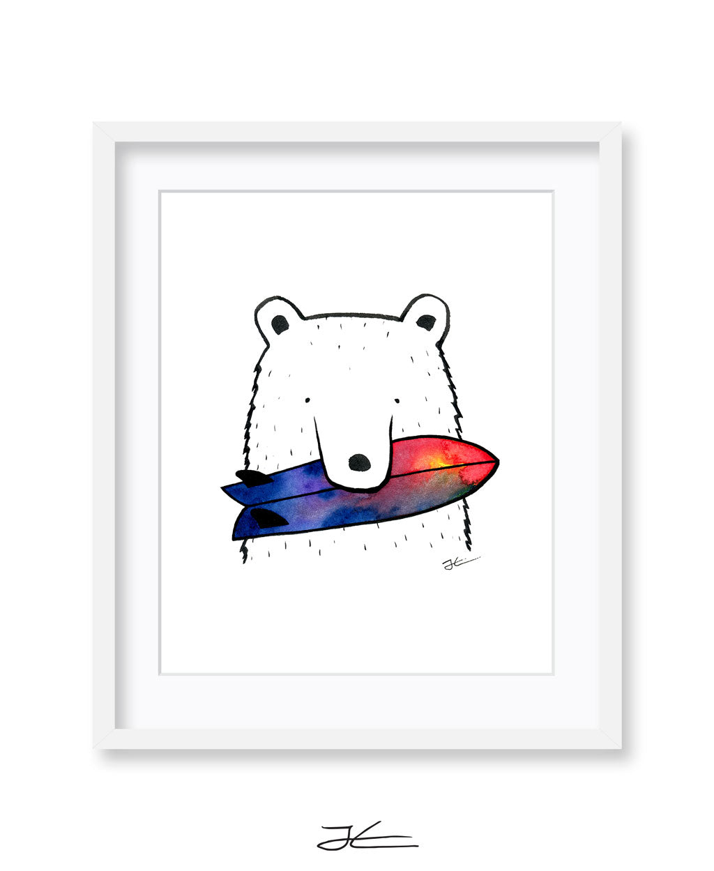 Bear Snack - Print/ Framed Print