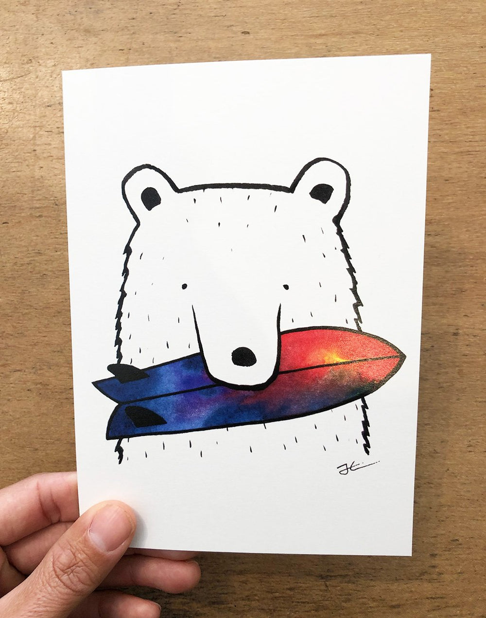 Bear Snack Folded Card Pack