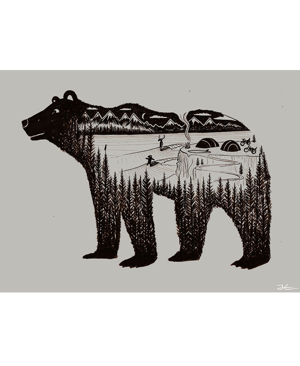 Bear World - Print/ Framed Print