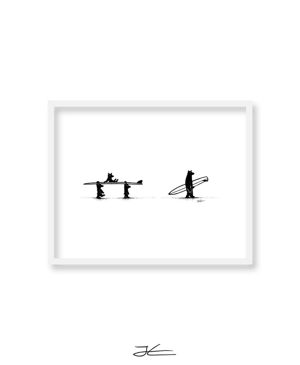 Inktober Bears - Print/ Framed Print