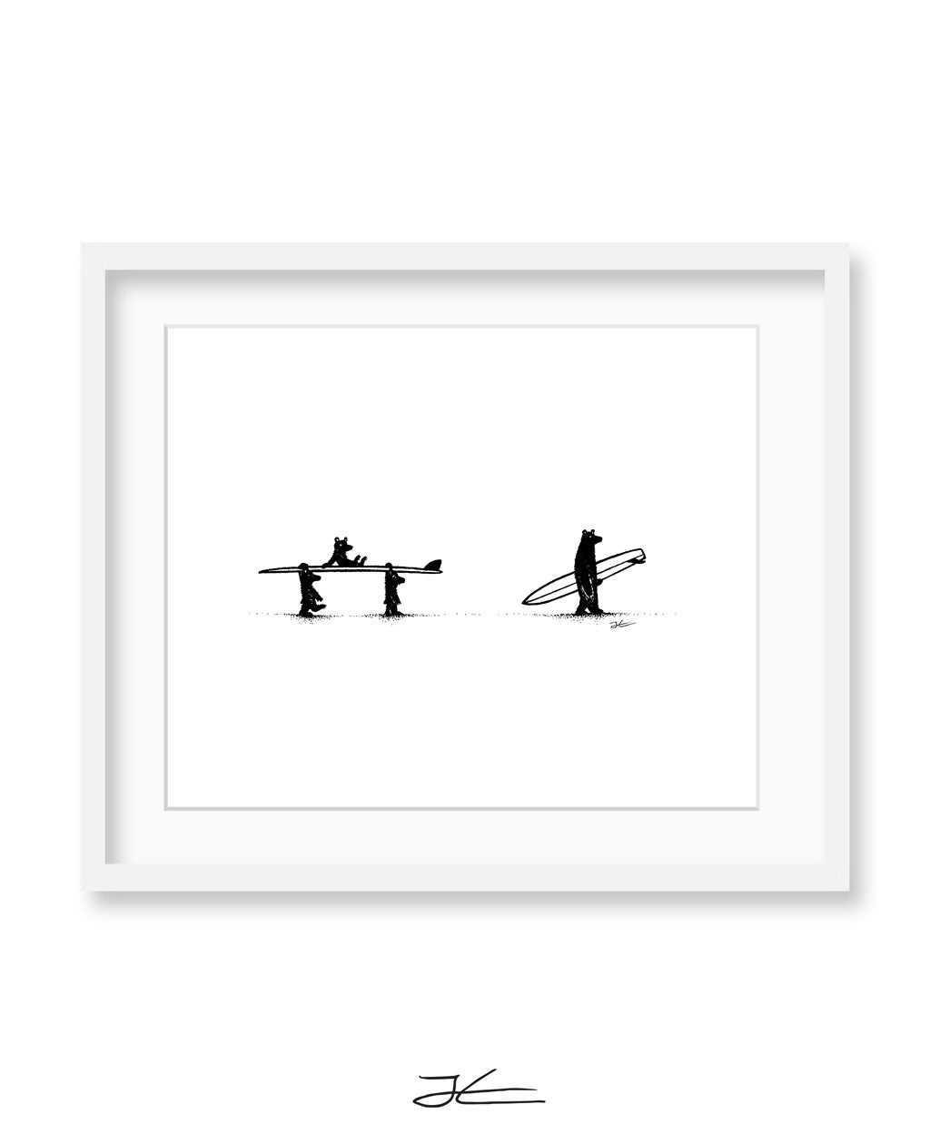 Inktober Bears - Print/ Framed Print