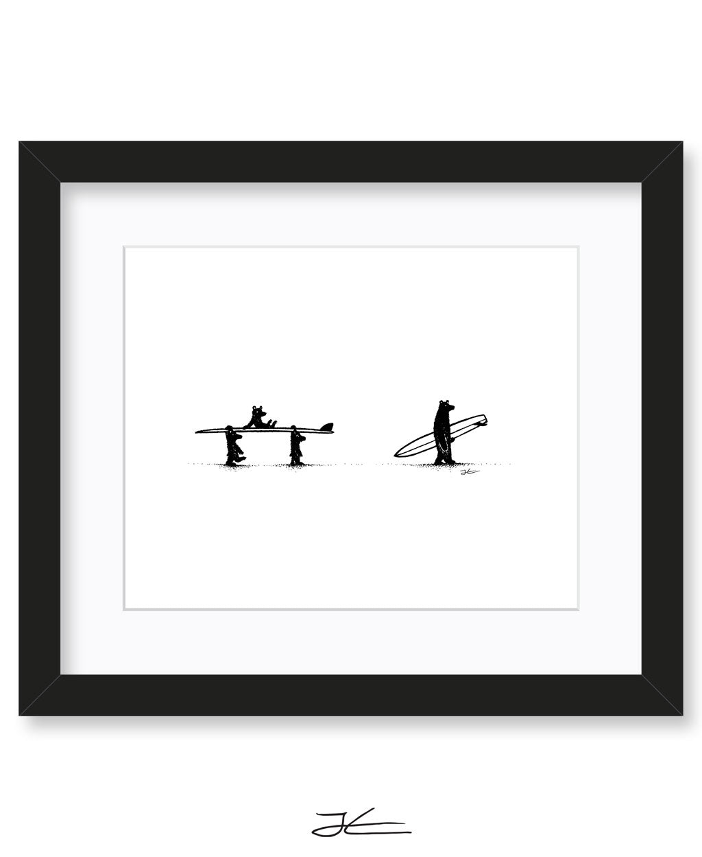 Inktober Bears - Print/ Framed Print