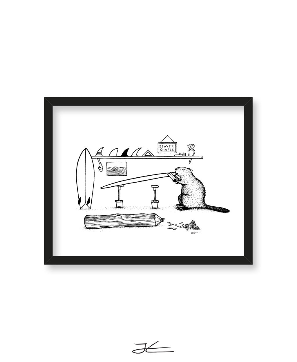 Beaver Shaping Bay - Print/ Framed Print