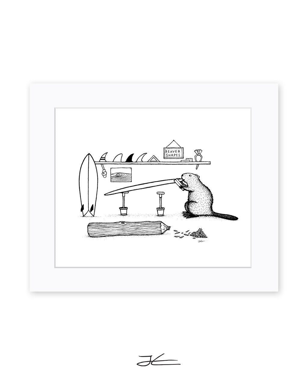 Beaver Shaping Bay - Print/ Framed Print