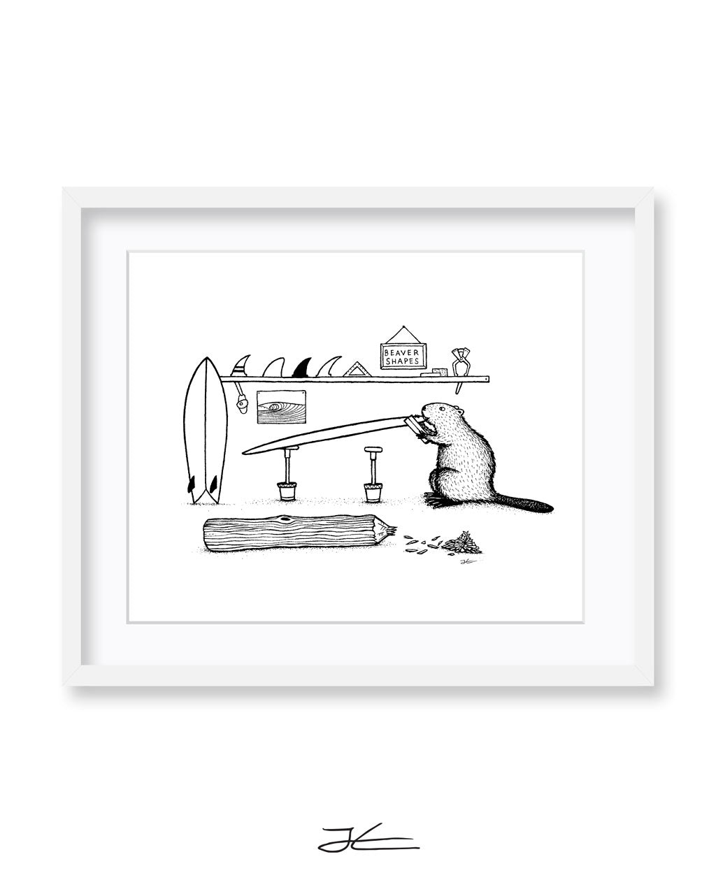 Beaver Shaping Bay - Print/ Framed Print