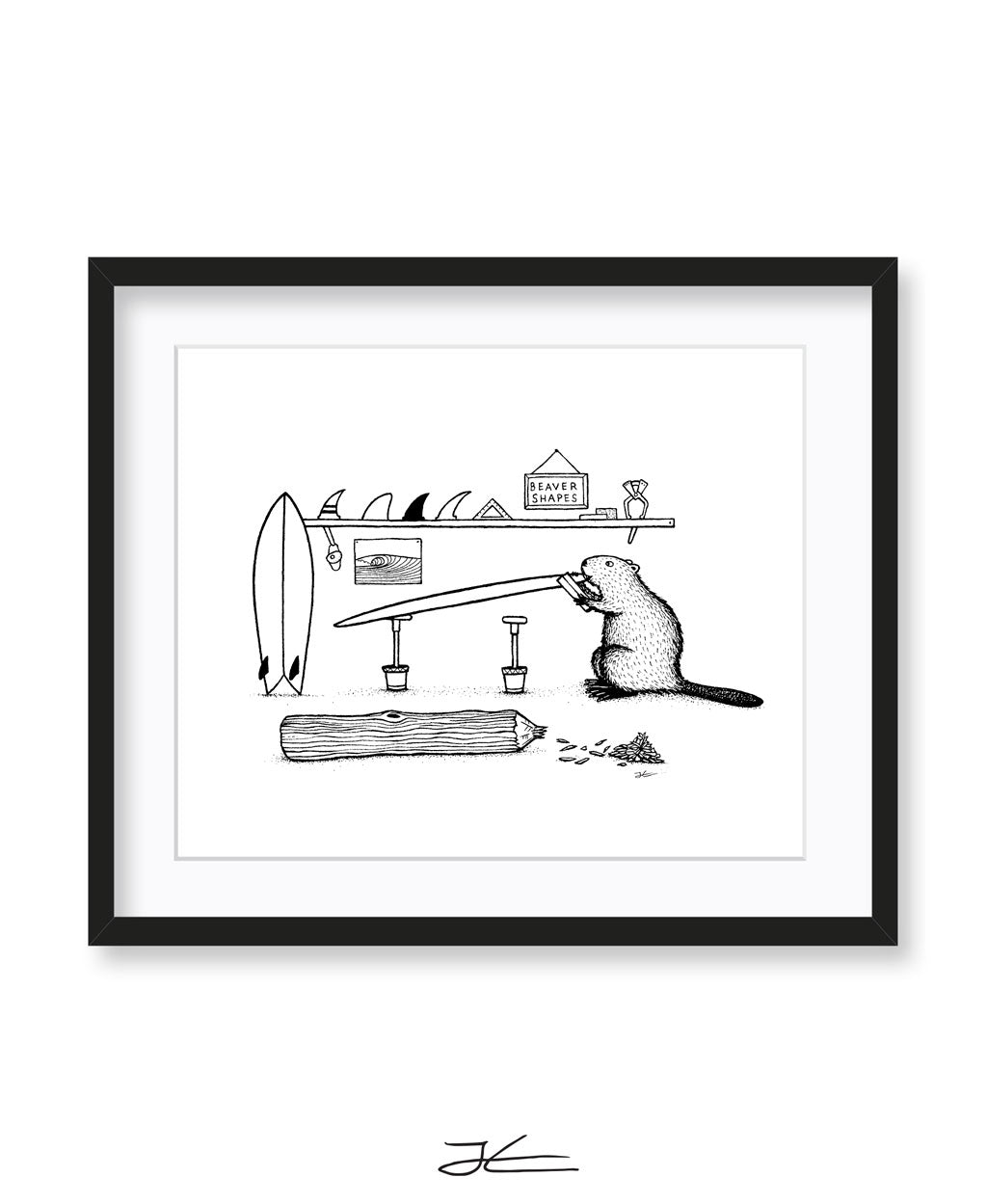 Beaver Shaping Bay - Print/ Framed Print