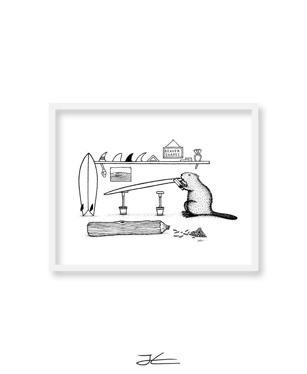 Beaver Shaping Bay - Print/ Framed Print