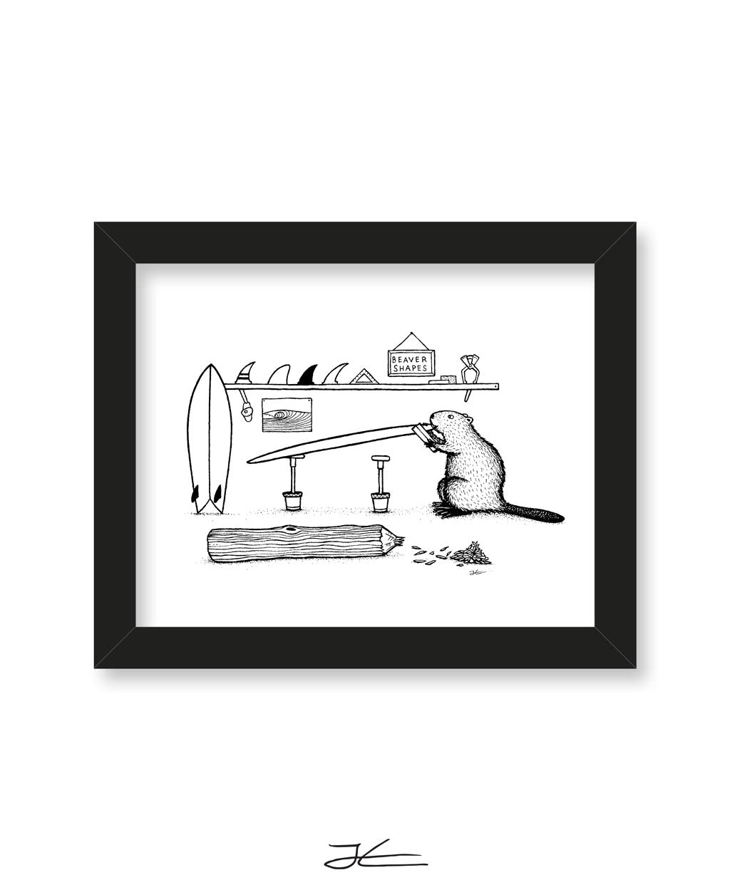 Beaver Shaping Bay - Print/ Framed Print