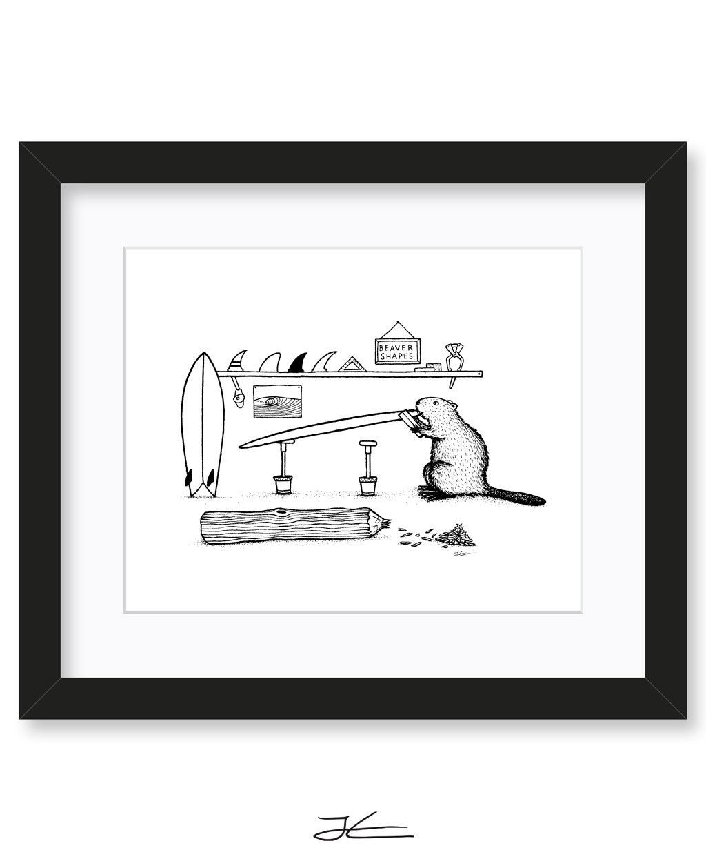 Beaver Shaping Bay - Print/ Framed Print