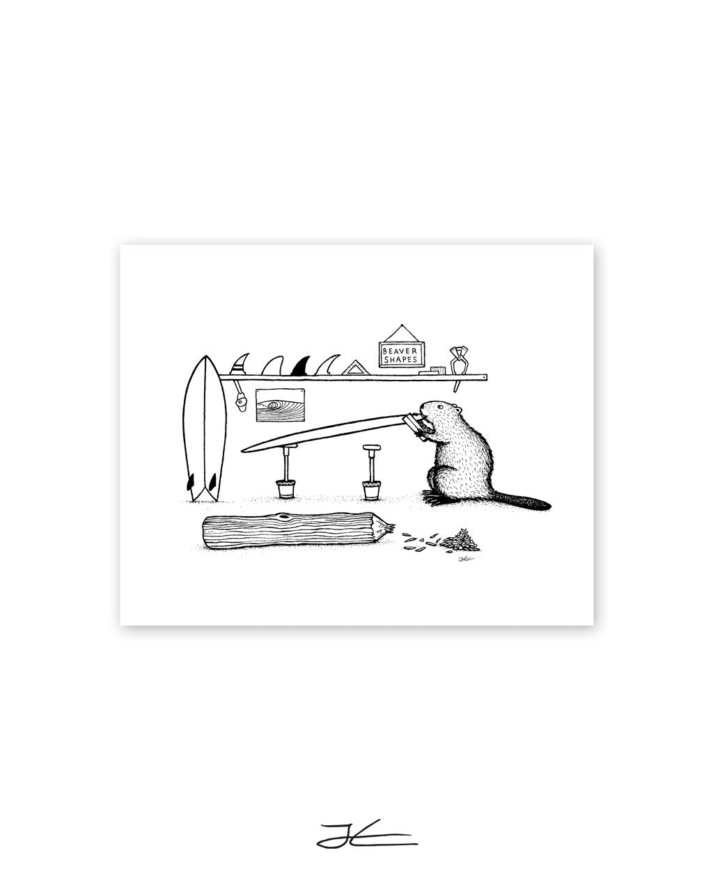 Beaver Shaping Bay - Print/ Framed Print
