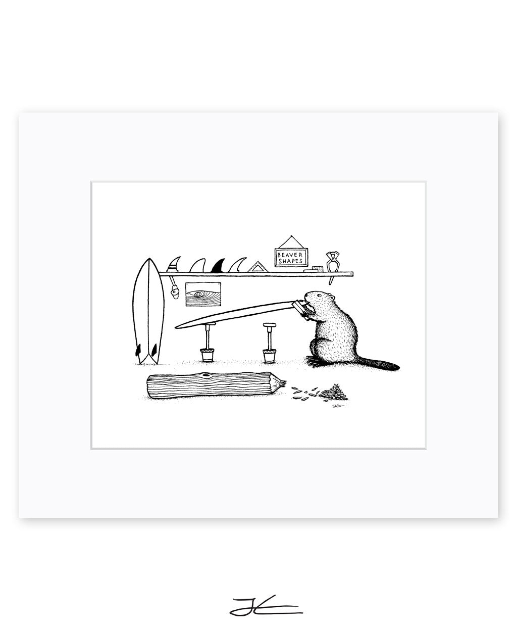 Beaver Shaping Bay - Print/ Framed Print