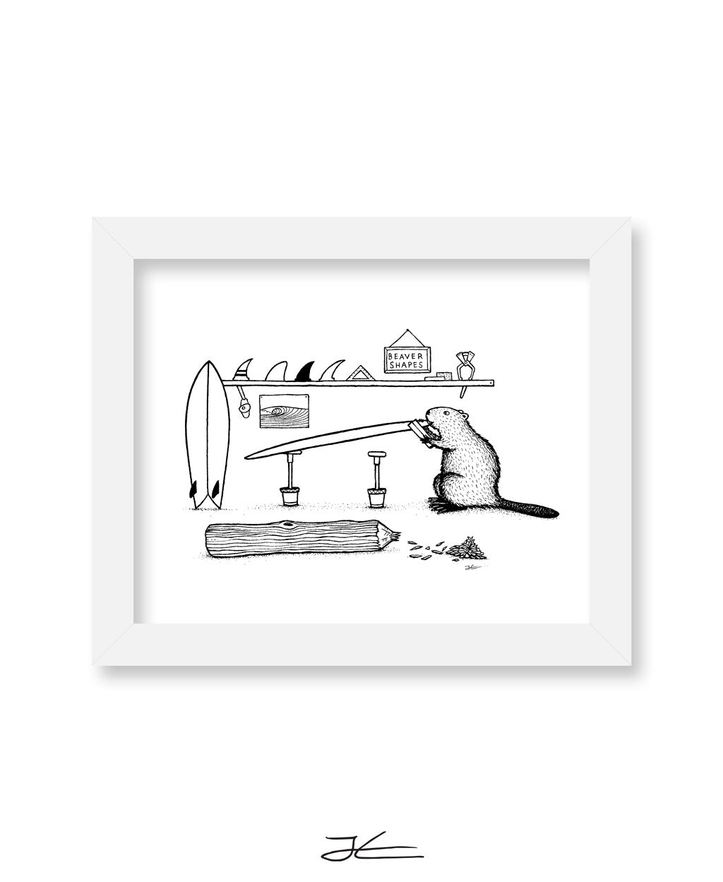 Beaver Shaping Bay - Print/ Framed Print
