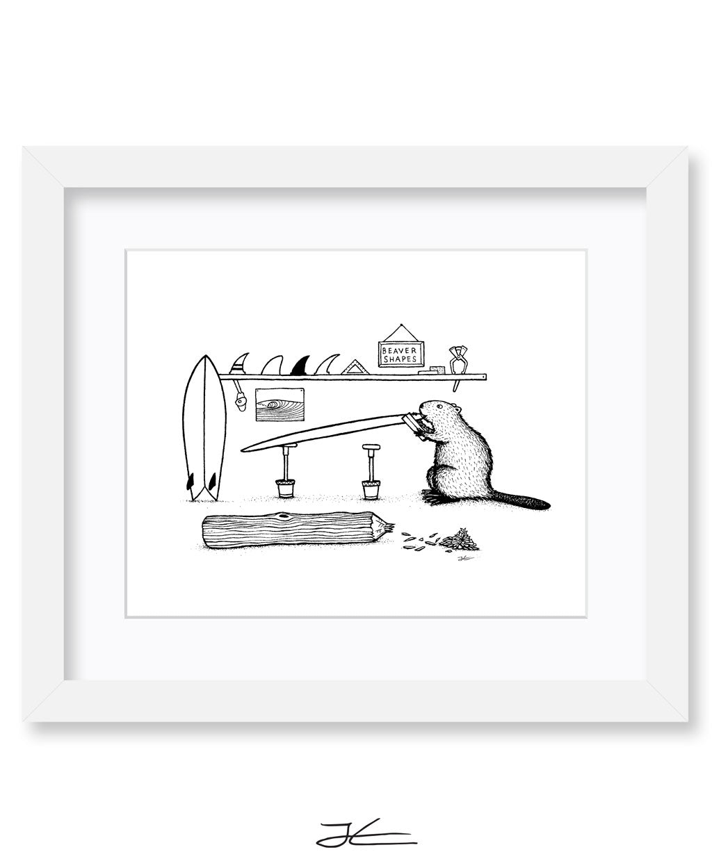 Beaver Shaping Bay - Print/ Framed Print