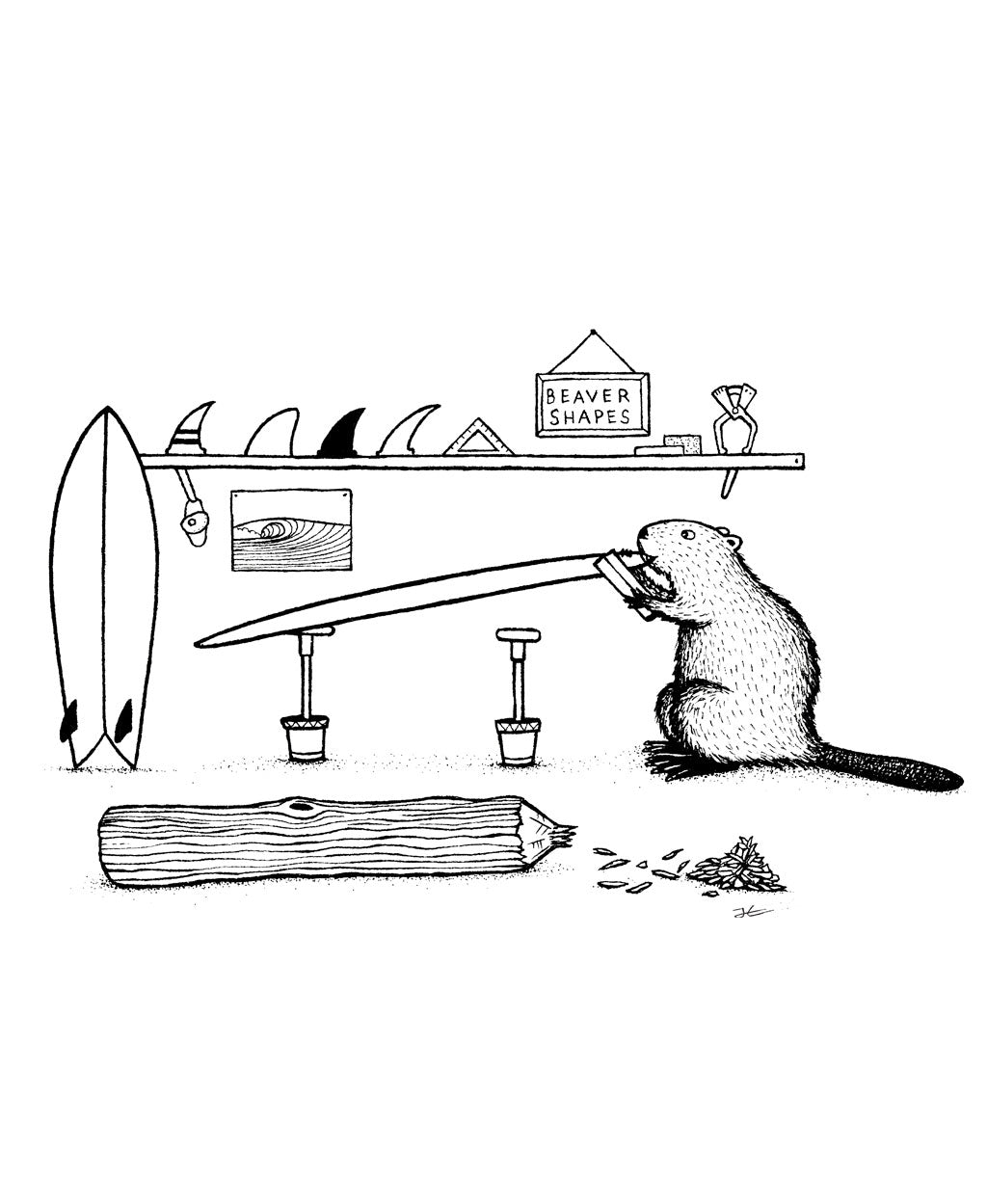 Beaver Shaping Bay - Print/ Framed Print