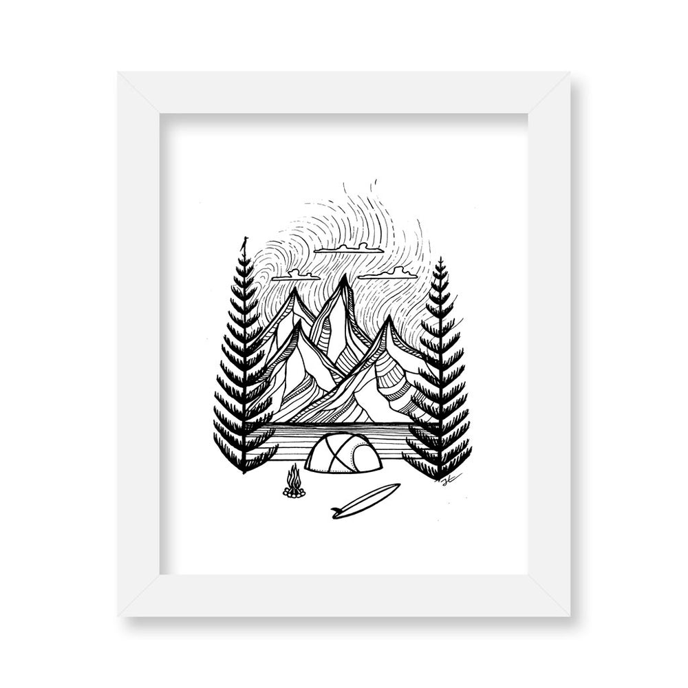
                  
                    Between Two Pines - Print/ Framed Print
                  
                