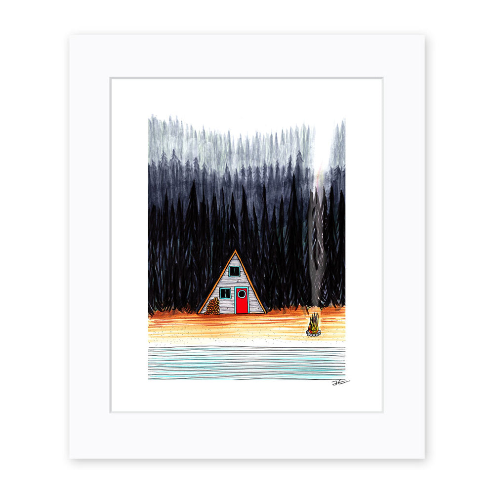 
                  
                    Cabin By The End Of The Road - Print/ Framed Print
                  
                