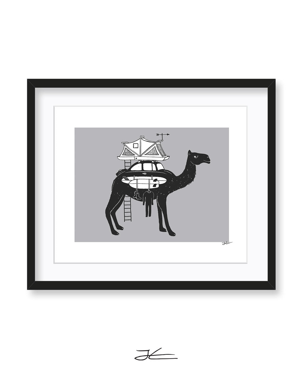 Camel Mobile - Print/ Framed Print