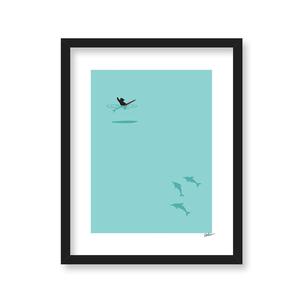 
                  
                    Dolphin and Bear - Print/ Framed Print
                  
                