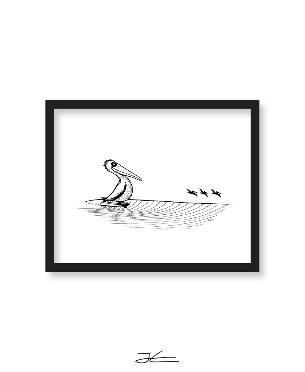 Flying Down The Line - Print/ Framed Print