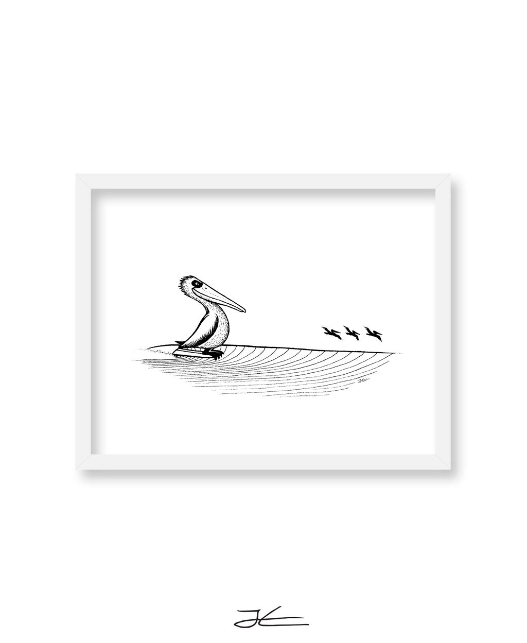 Flying Down The Line - Print/ Framed Print