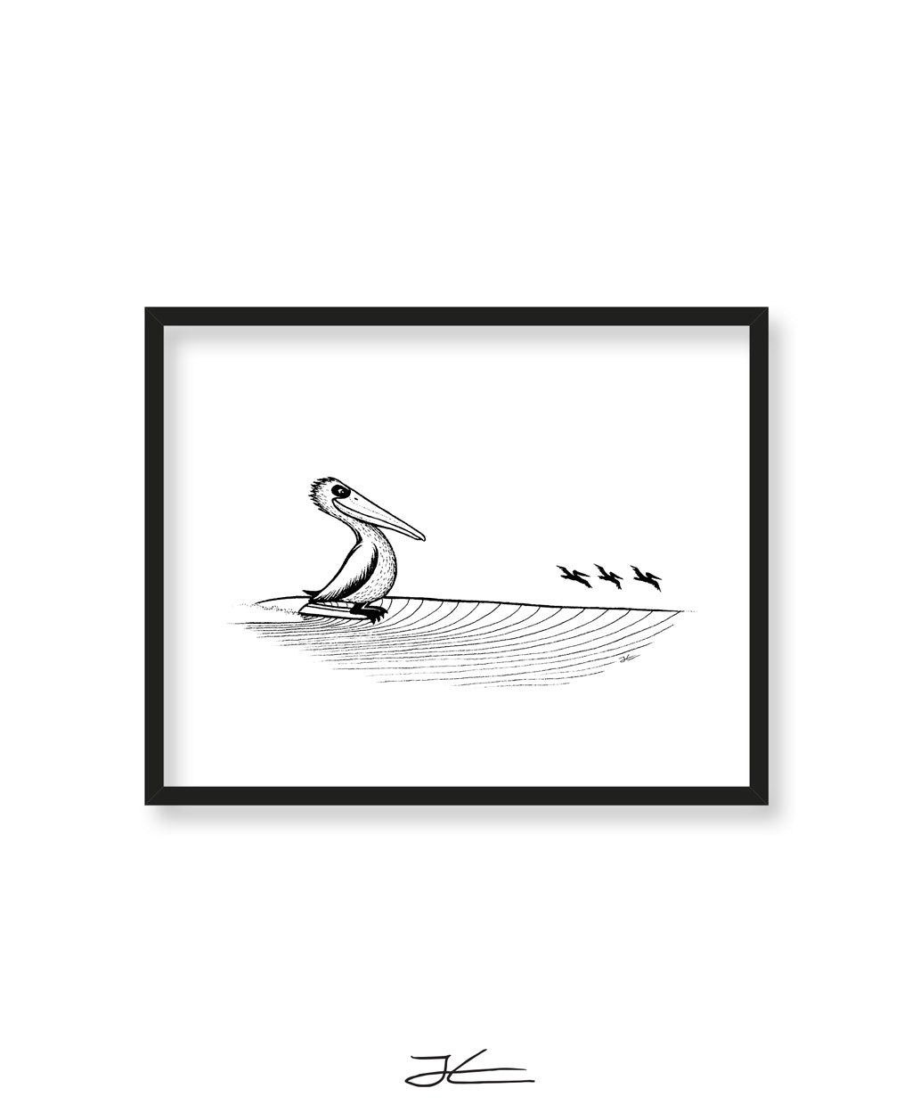 Flying Down The Line - Print/ Framed Print