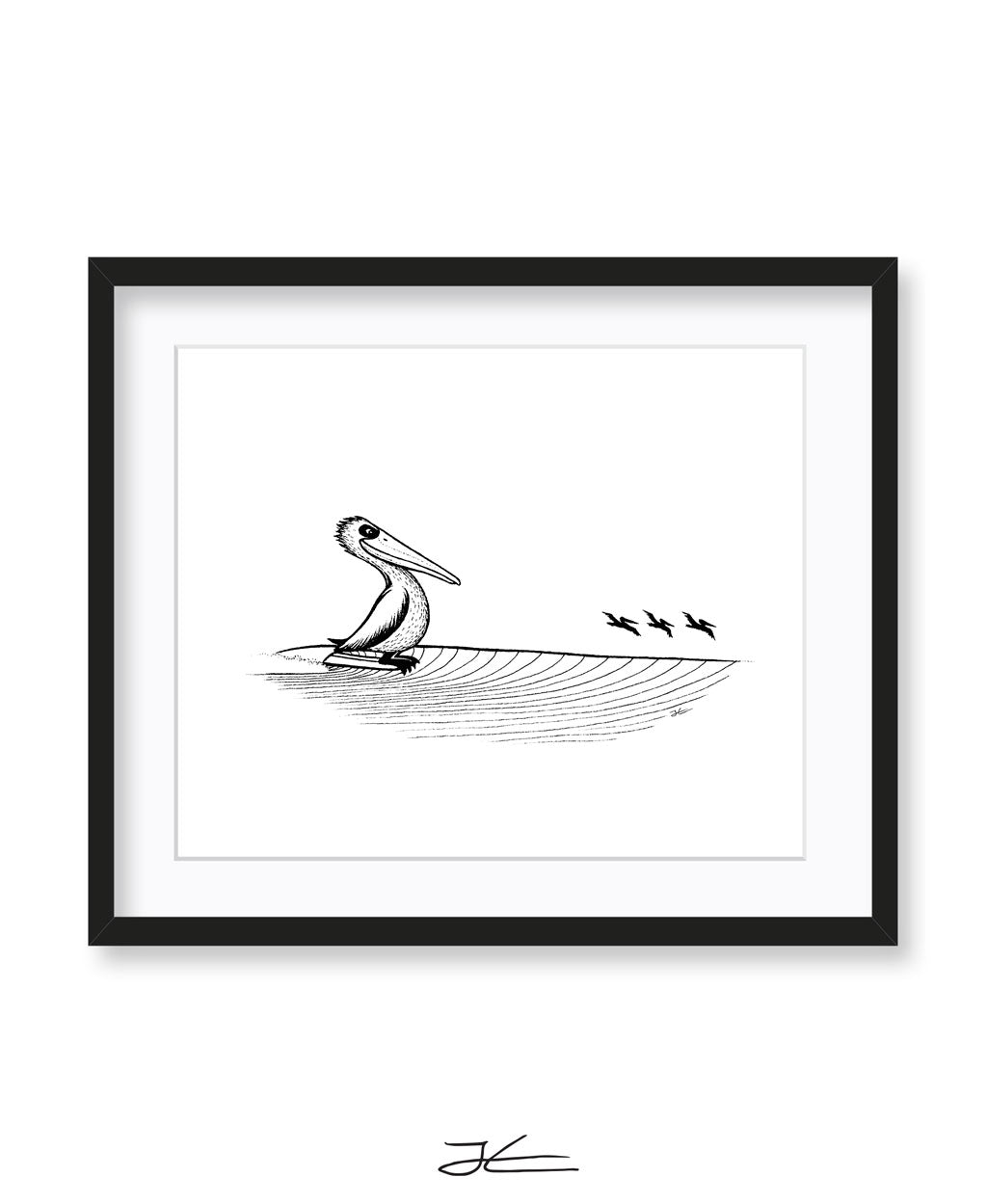 Flying Down The Line - Print/ Framed Print