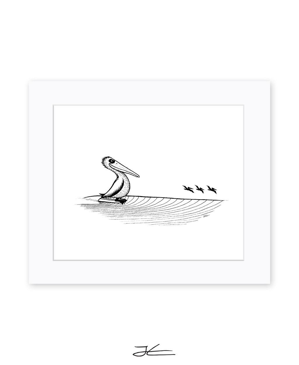 Flying Down The Line - Print/ Framed Print