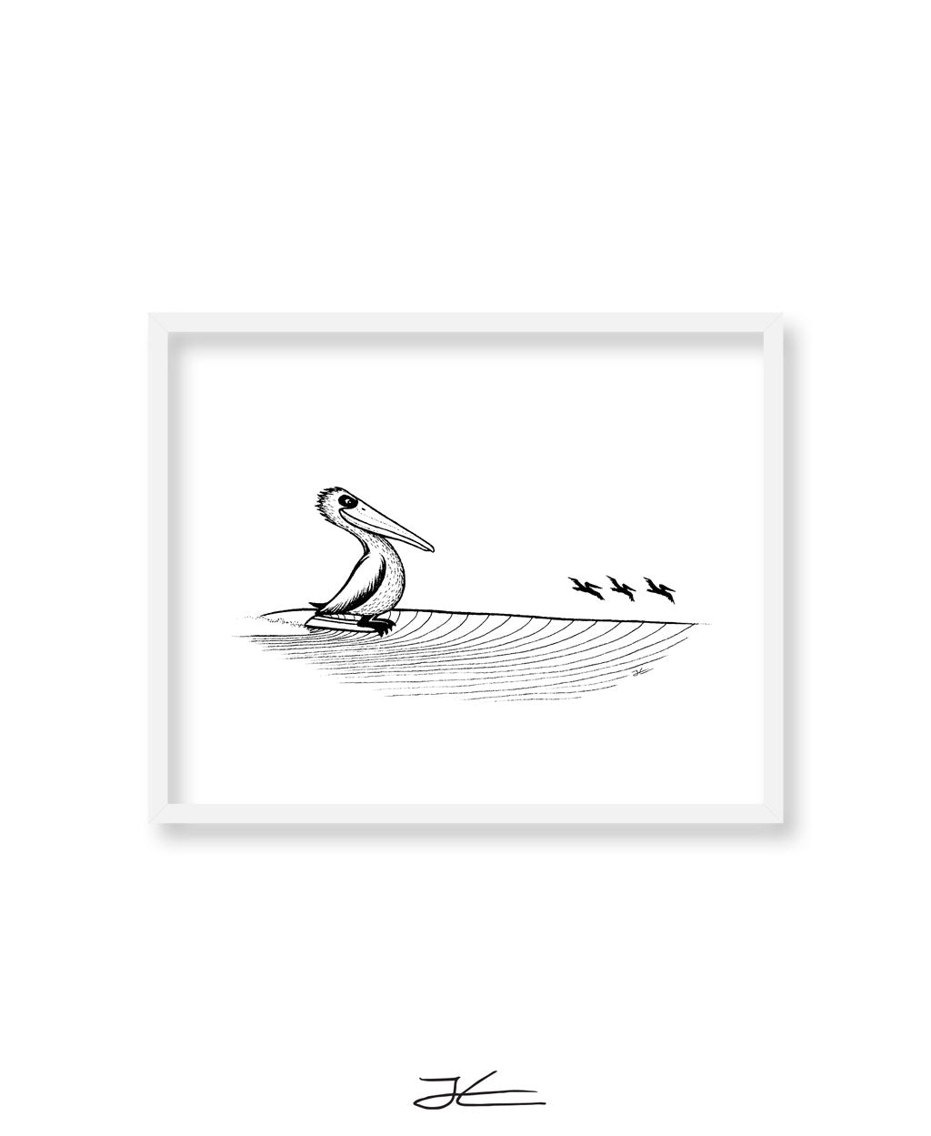 Flying Down The Line - Print/ Framed Print
