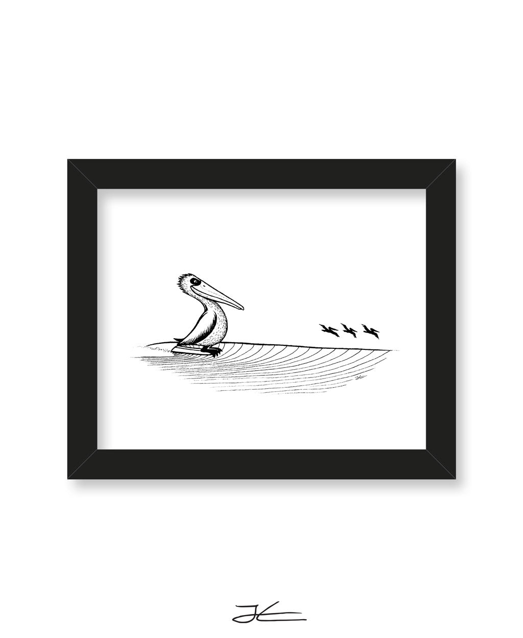 Flying Down The Line - Print/ Framed Print