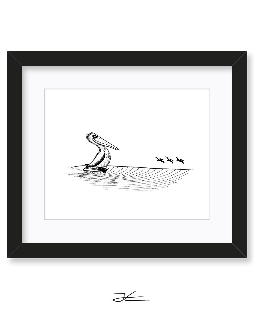Flying Down The Line - Print/ Framed Print