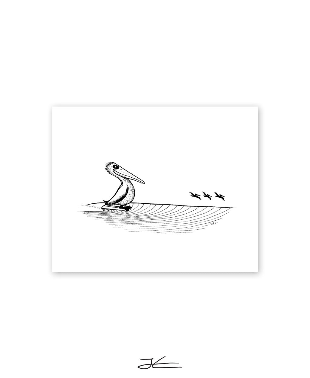 Flying Down The Line - Print/ Framed Print