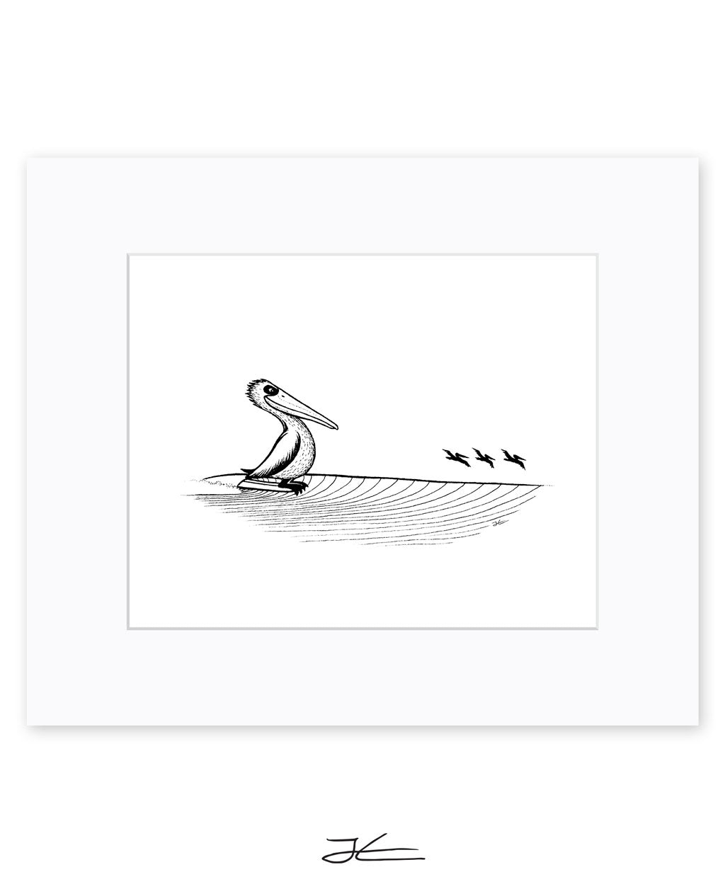 Flying Down The Line - Print/ Framed Print