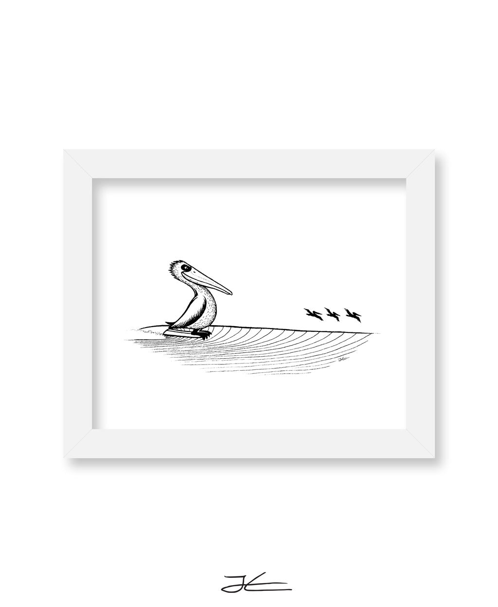 Flying Down The Line - Print/ Framed Print