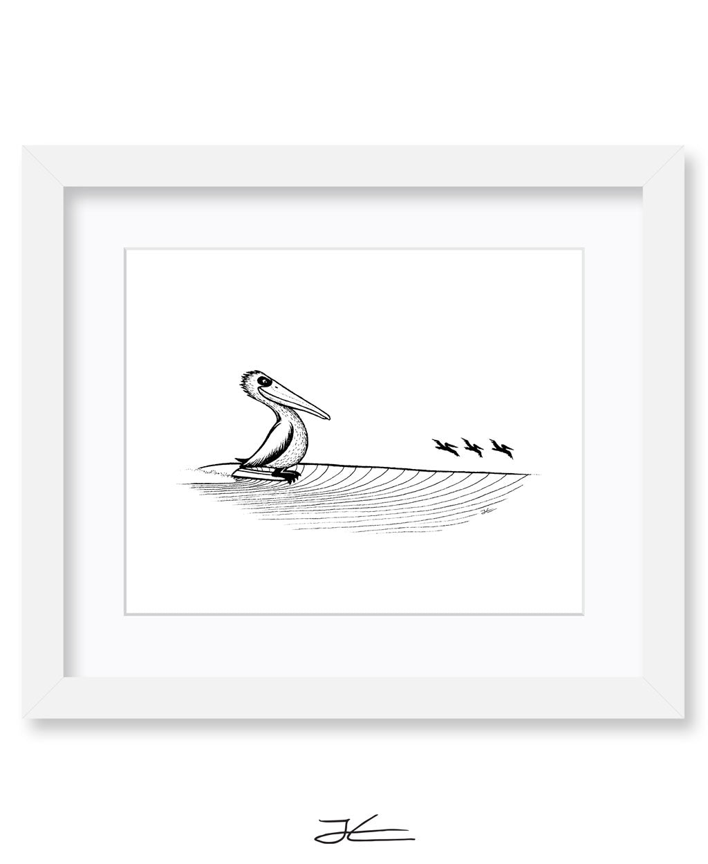 Flying Down The Line - Print/ Framed Print