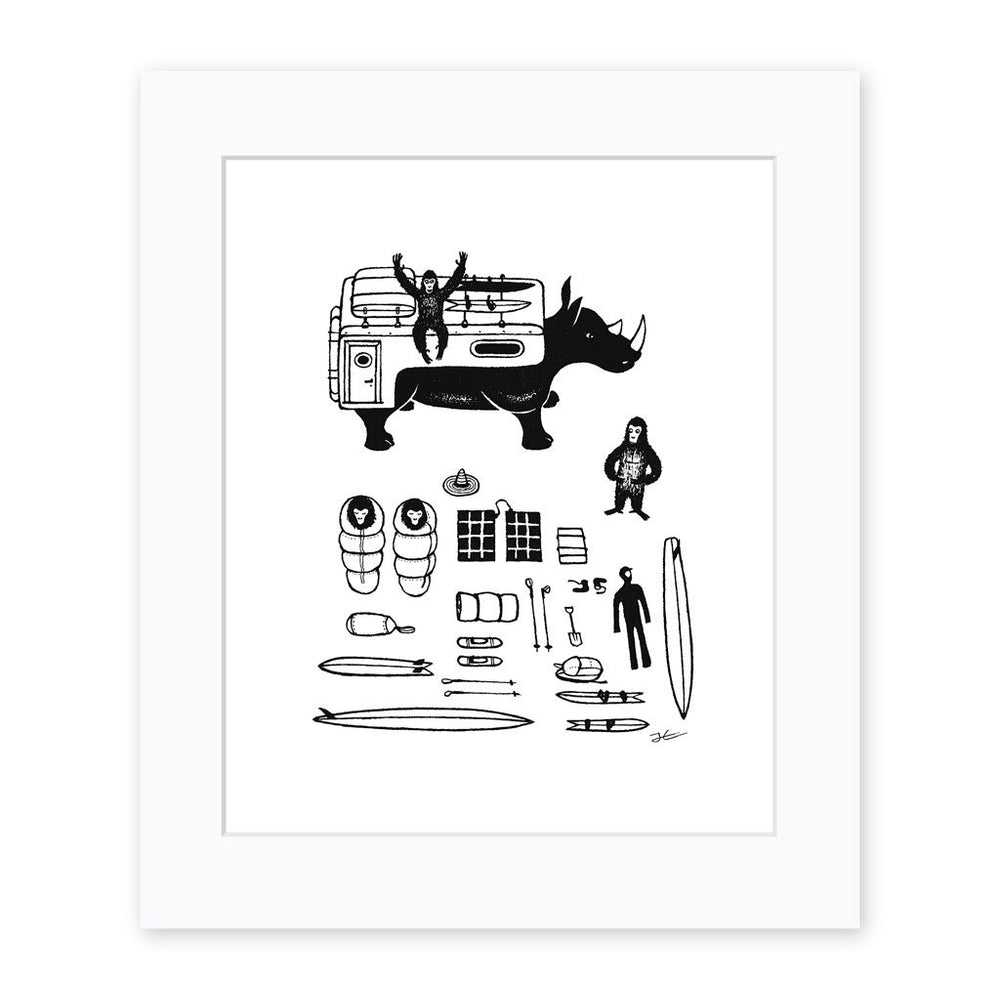 
                  
                    Inktober Gorilla - Print/ Framed Print
                  
                
