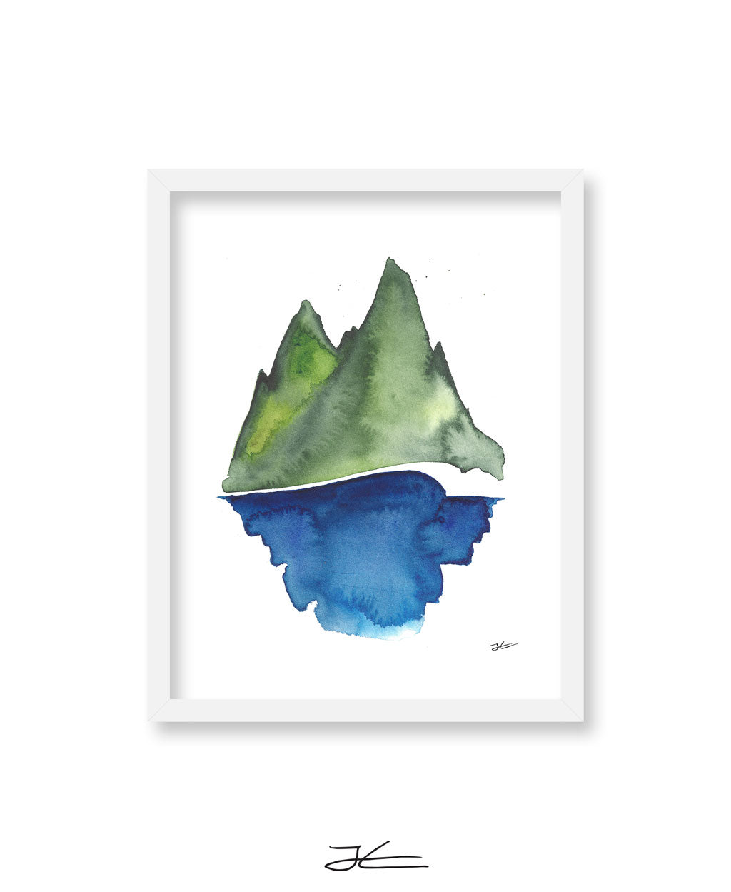 Green - Blue - Print/ Framed Print
