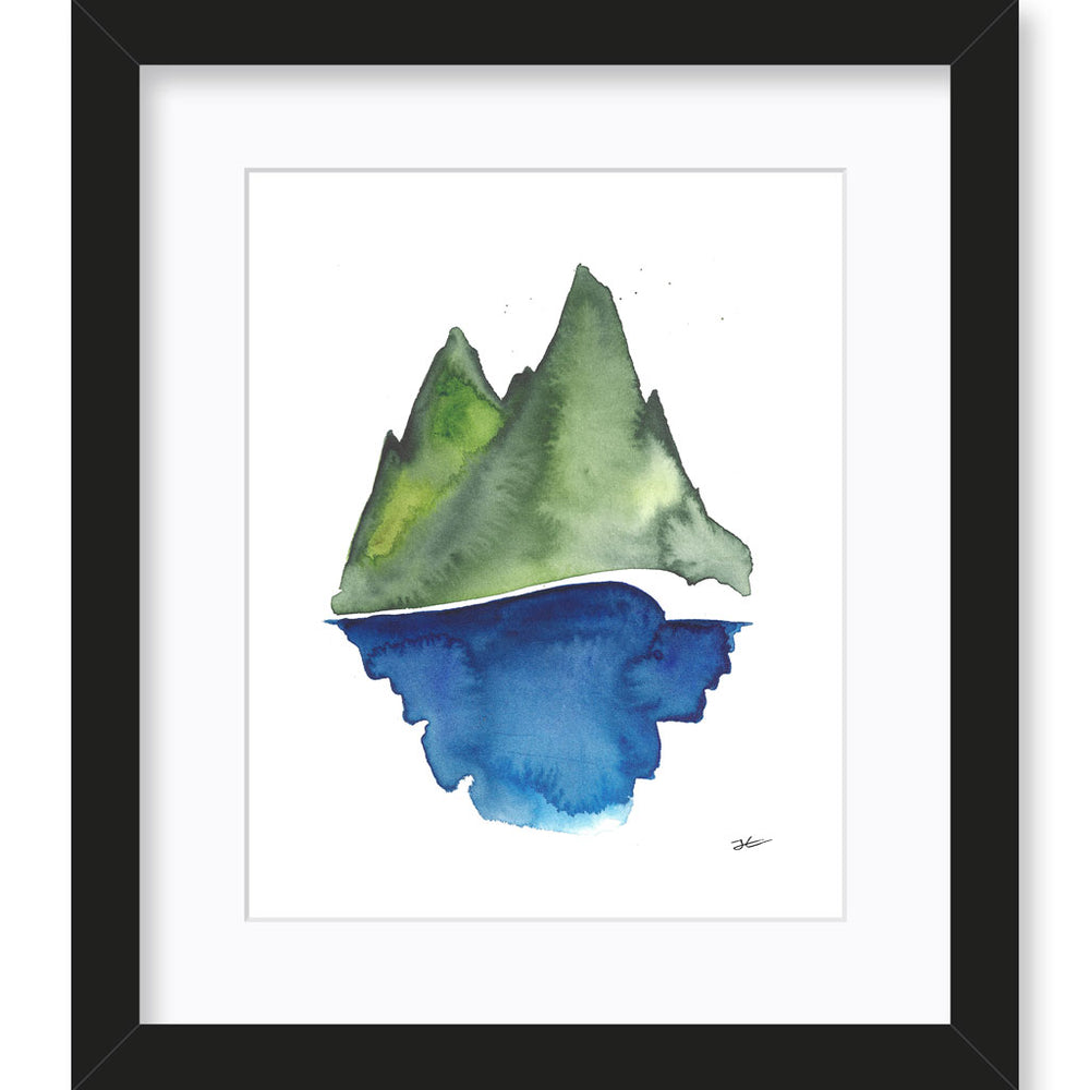 
                  
                    Green - Blue - Print/ Framed Print
                  
                