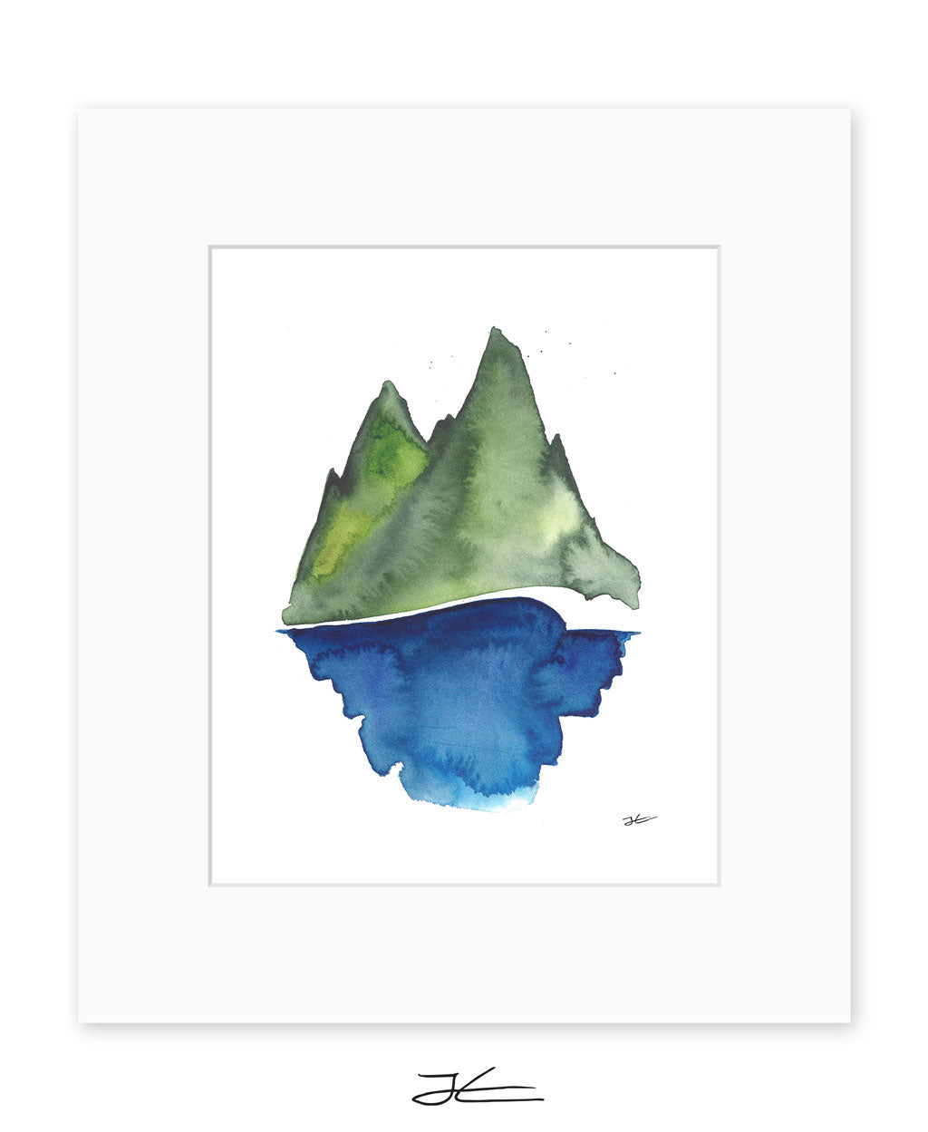 Green - Blue - Print/ Framed Print