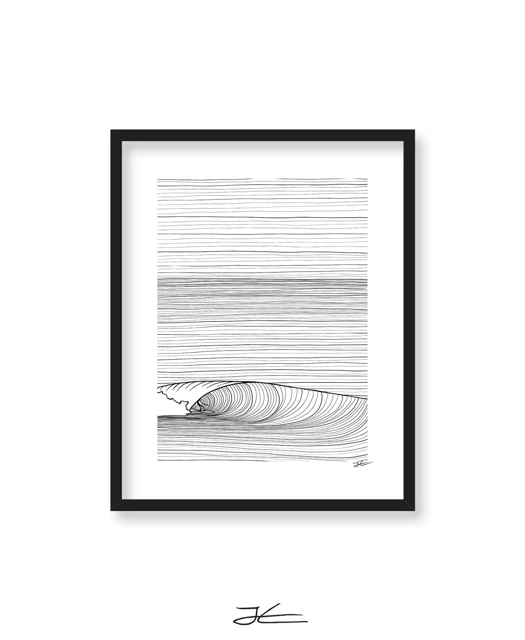 Groundswell Black & White - Print/ Framed Print