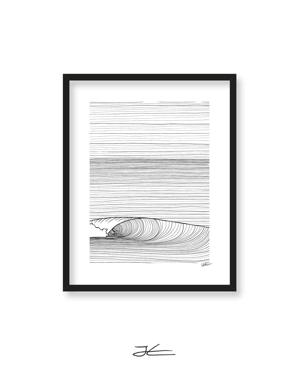 Groundswell Black &amp; White - Print/ Framed Print