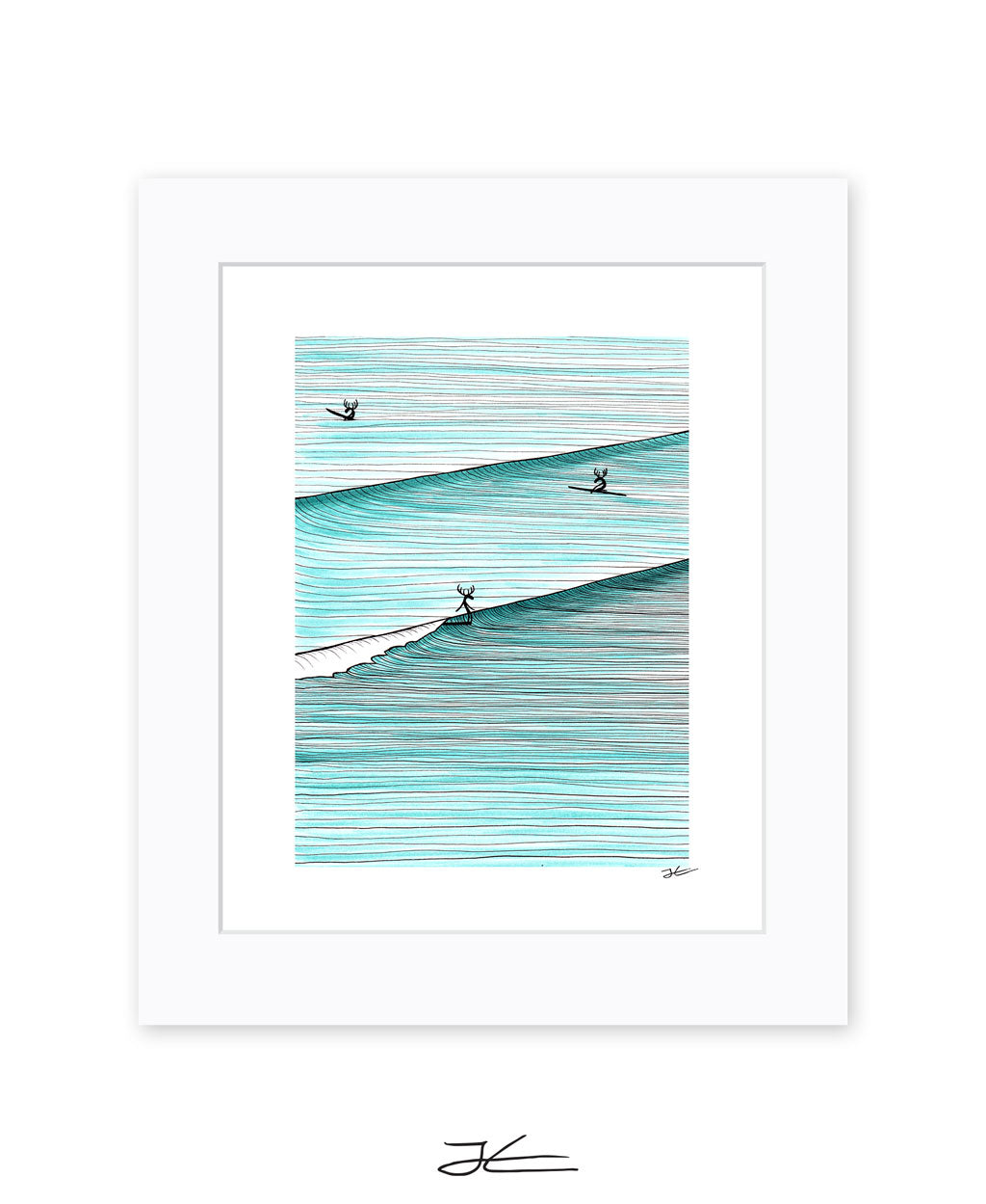 Hang Moose - Print/ Framed Print