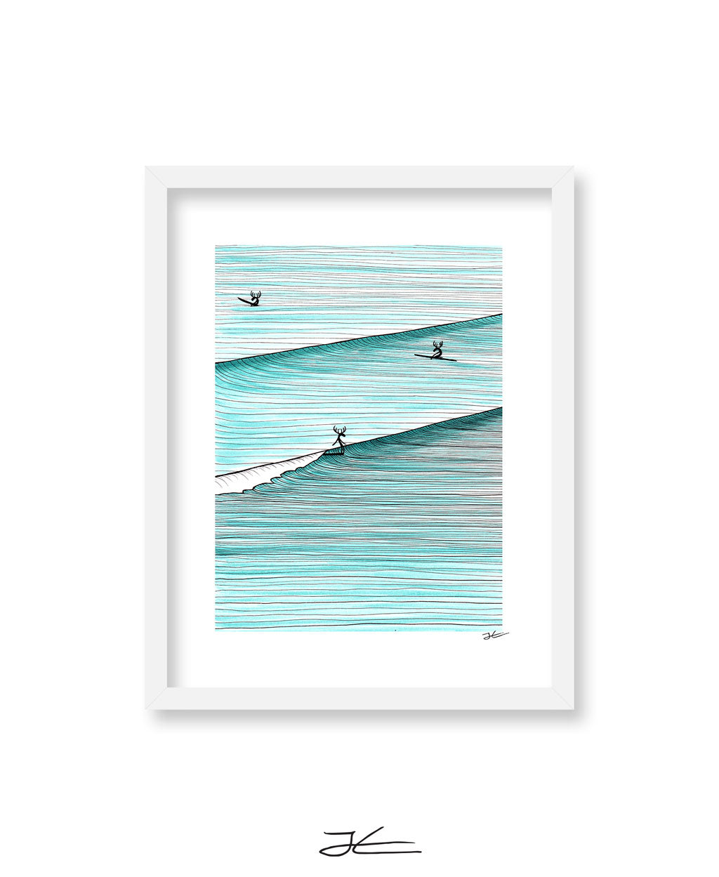 Hang Moose - Print/ Framed Print