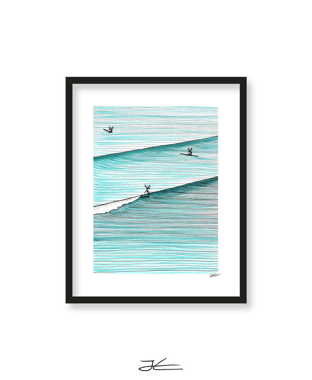 Hang Moose - Print/ Framed Print