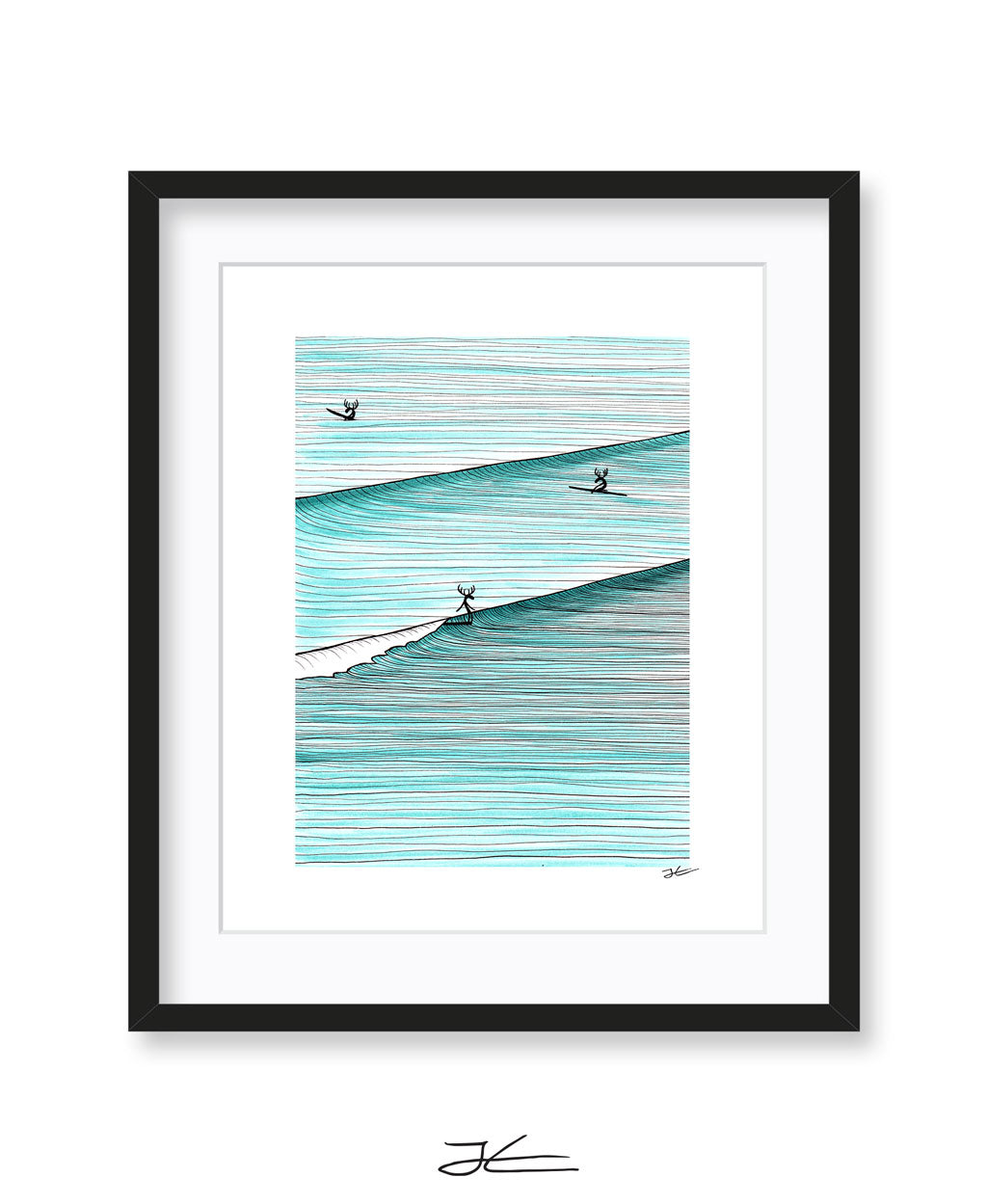 Hang Moose - Print/ Framed Print