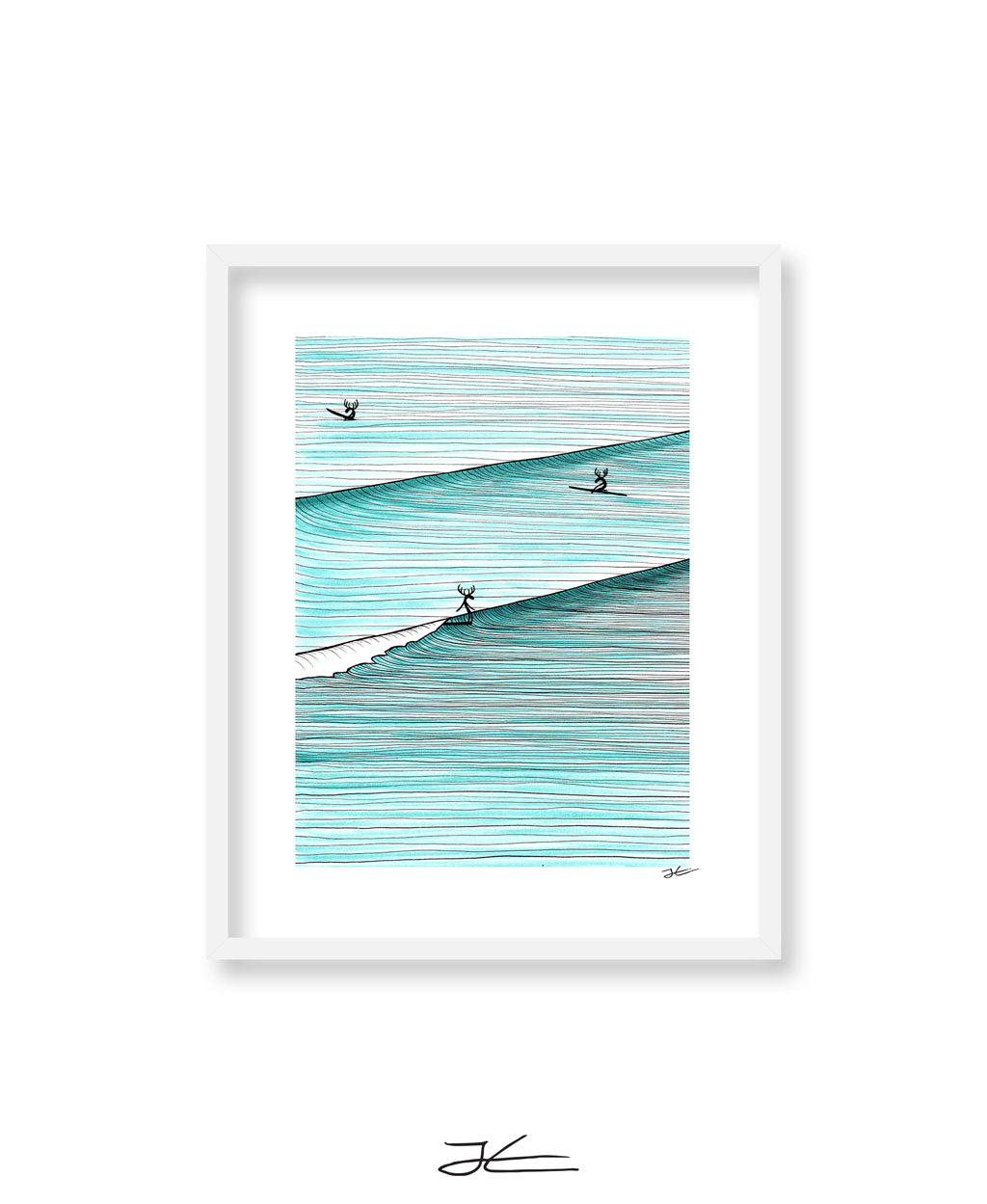 Hang Moose - Print/ Framed Print